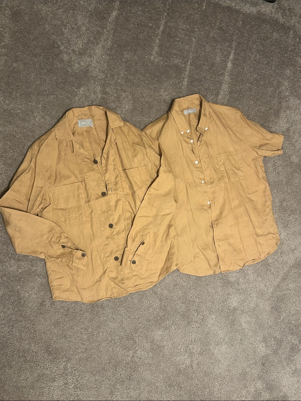 2 Linen Everlane shirts sz:small